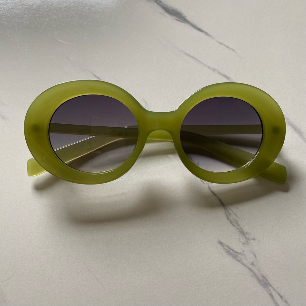 Green Vintage Inspired Sunglasses